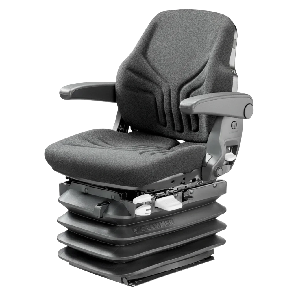 Asiento KAB con suspensión reparada para minería